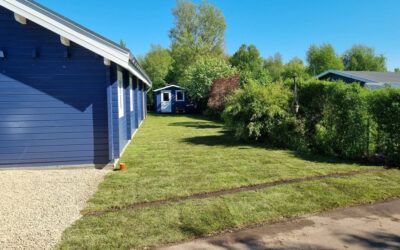 Faskiner, anlagt rullegræs, anlagt indkørsel